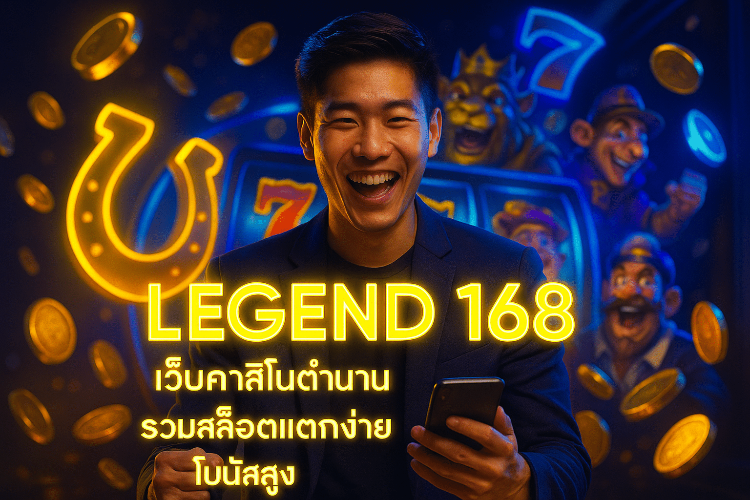 LEGEND 168 เว็บคาสิโนตำนาน รวมสล็อตแตกง่าย โบนัสสูง