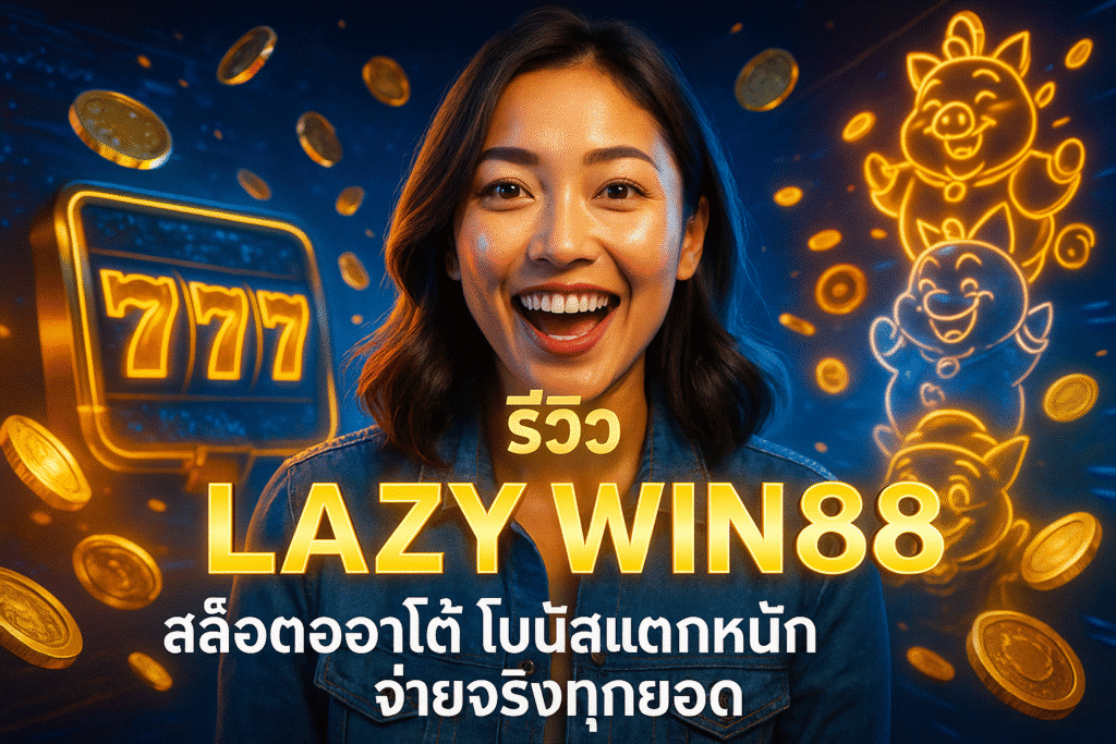 รีวิว LAZY WIN88 สล็อตออโต้ โบนัสแตกหนัก จ่ายจริงทุกยอด